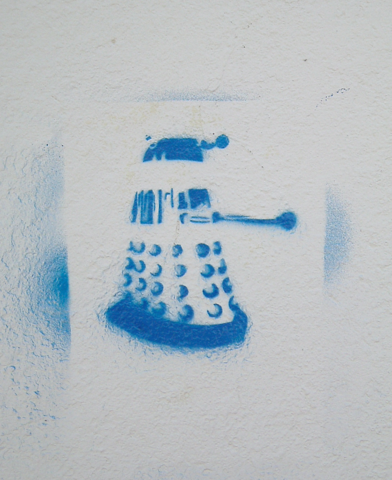 Illustration for article titled Graffiti And Stencil Art Will! Be! Ex! Terminated!
